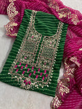 Designer Georgette Suit Set with Gota Patti Work