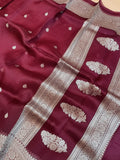 Banarasi Semi  Kora Organza soft silk  Saree