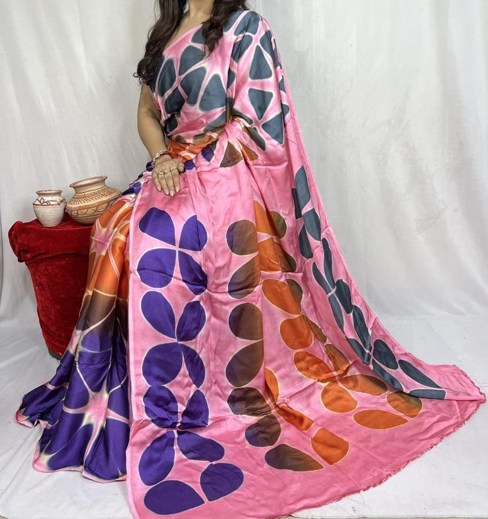 Pure Modal Silk Saree with blouse