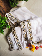Beautiful Cotton Mulmul  Saree  Multi Color  Border
