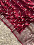 Banarasi katan mashru silk saree