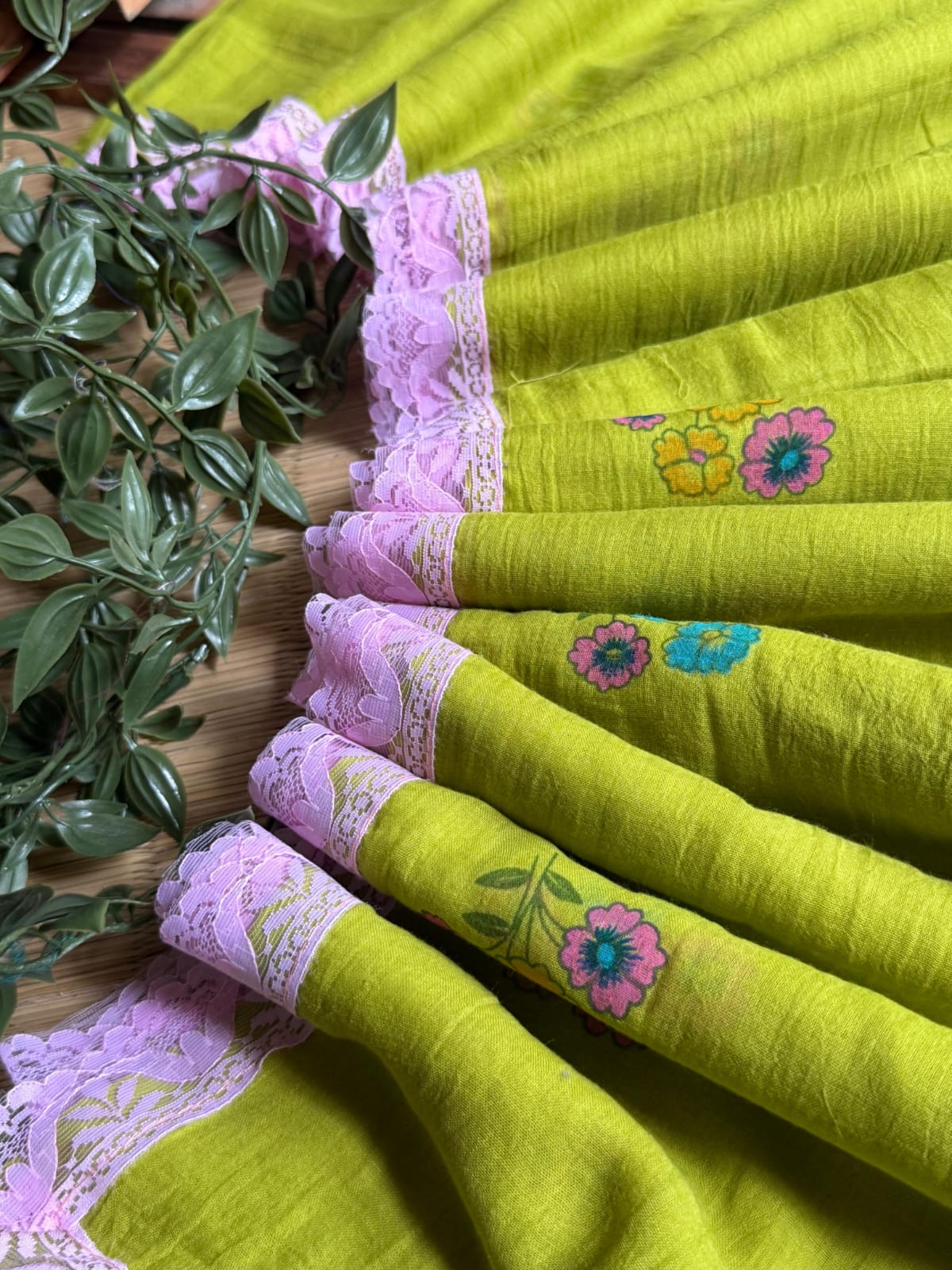 Beautiful Cotton Mulmul  Saree
