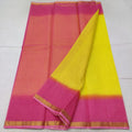 Kota Cotton Plain Dye Saree
