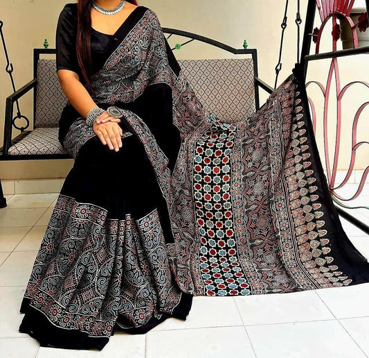 Pure Modal Silk Saree with blouse