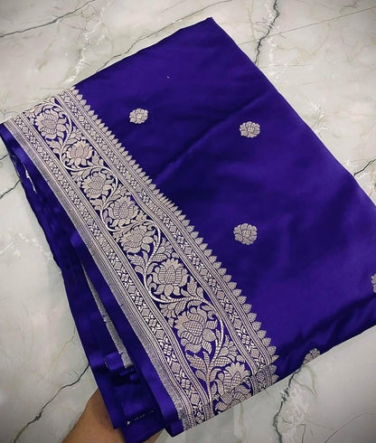 Banarasi katan mashru silk saree