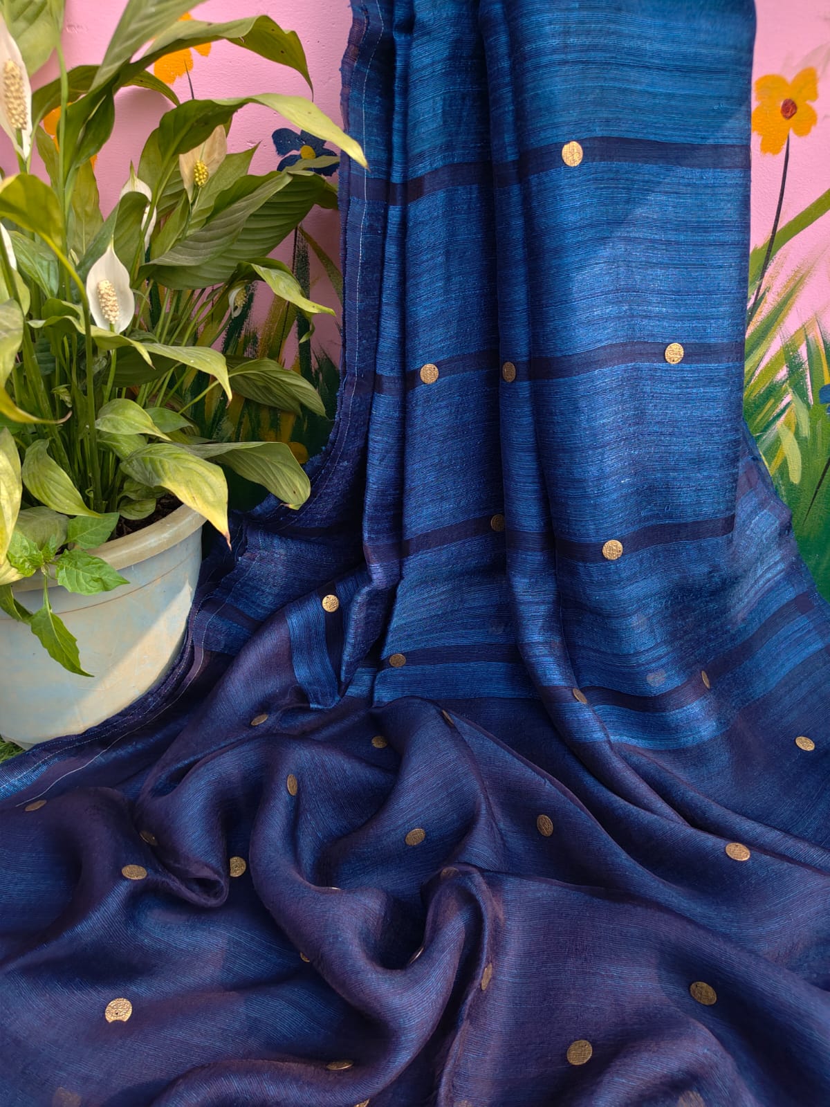 Bengal Handloom Pure Matka Silk Saree With ( Silk Mark Certified)