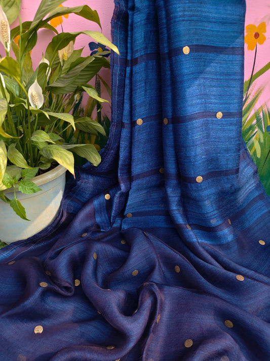 Bengal Handloom Pure Matka Silk Saree With ( Silk Mark Certified)