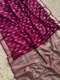 Banarasi katan mashru silk saree