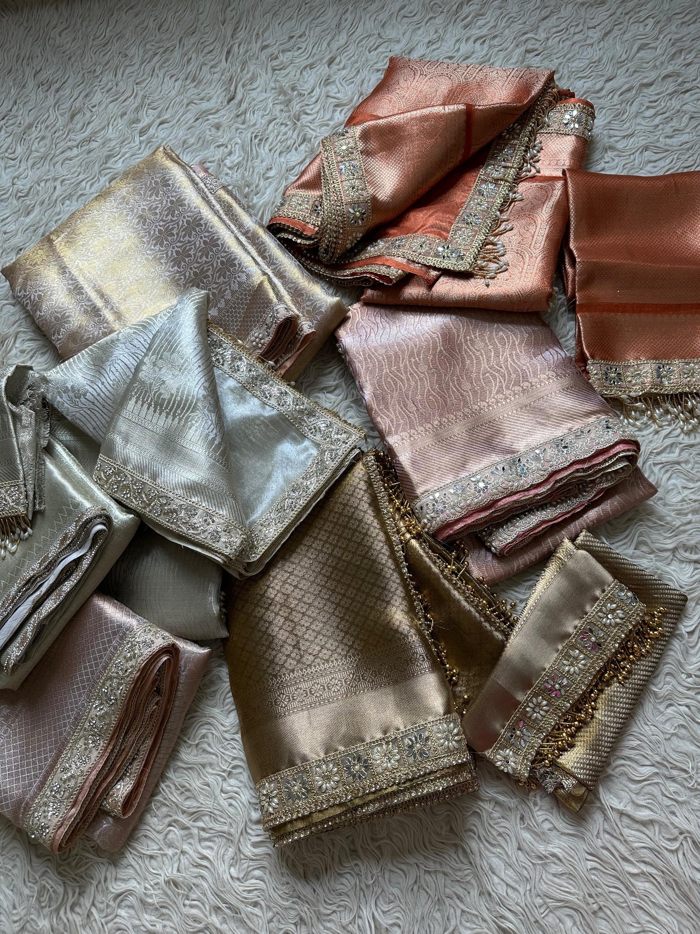 Banarasi Kanjivaram  katan Tissue Silk Saree With Beautiful lace border