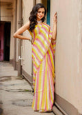 Pure  Linen Silk  Saree With Blouse