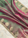 Banarasi Tissue Silk Saree With lace work border