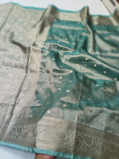 Banarasi Tissue Silk Saree With Blouse