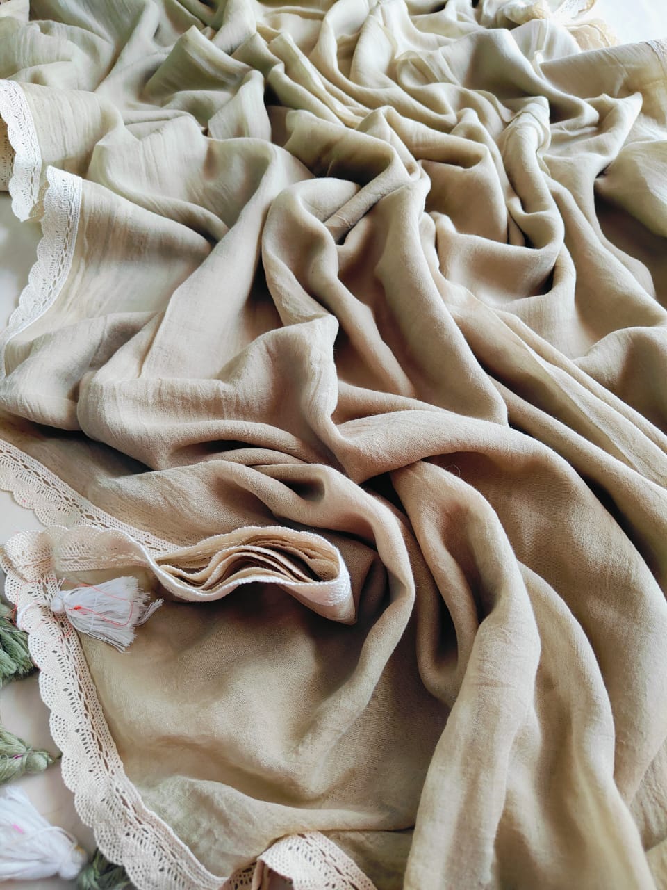 Beautiful Mulmul   Cotton   Saree