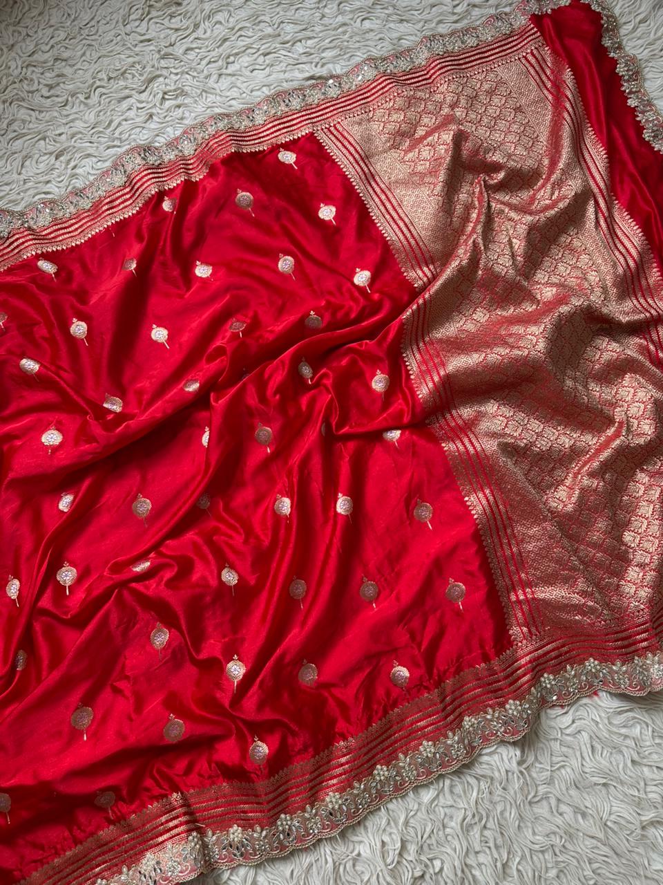 Banarasi premium mashru silk saree