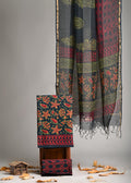 Pure Cotton Hand Block Print Suit With Kota Doriya Dupatta