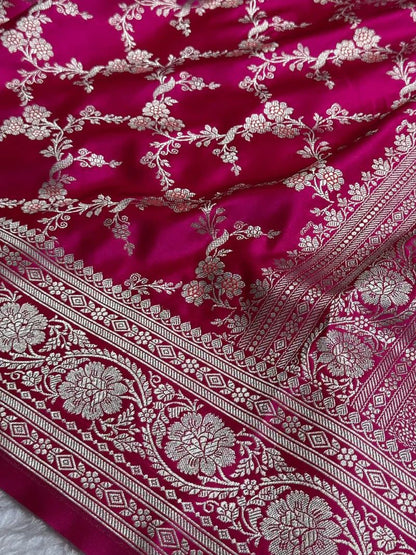 Banarasi Pure katan mashru silk saree With Blouse