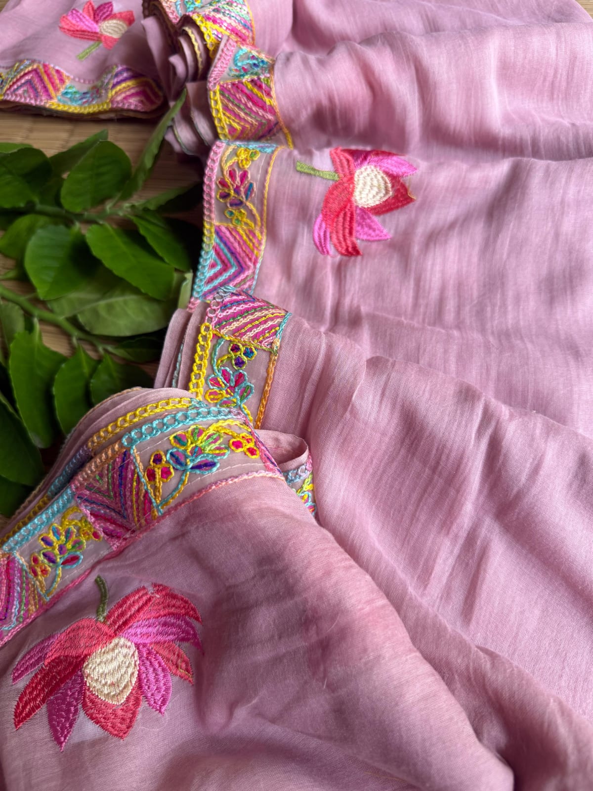 Premium Pure Mulmul Cotton Saree with Designer Lace Border