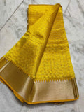 Pure Cotton Silk Mangalagiri Saree With Running Blouse .