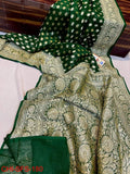 Banarasi  Georgette   Soft  Silk Saree With Zari Work