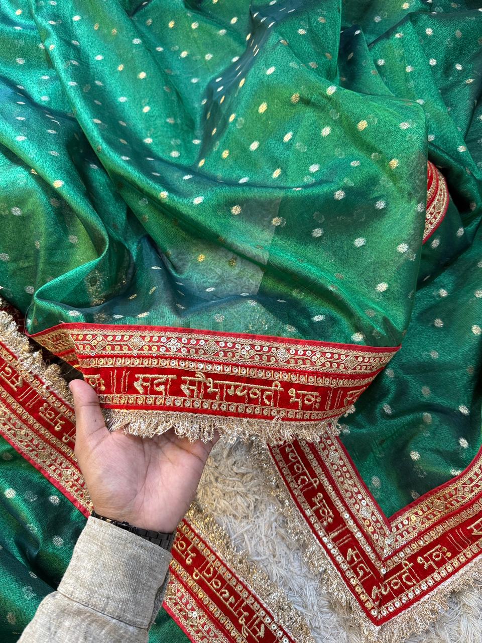 Banarasi Tissue Silk Saree With Blouse
