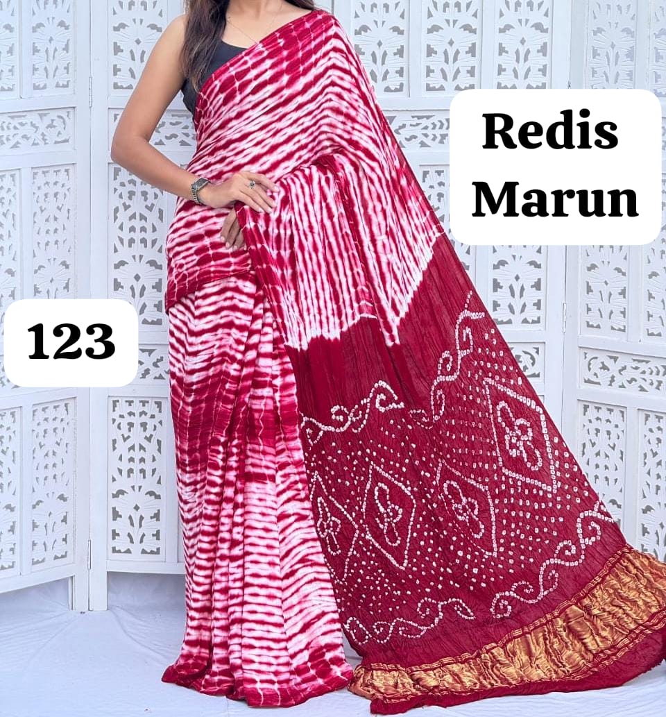 Pure Modal Silk Saree with blouse With Tissue Pallu
