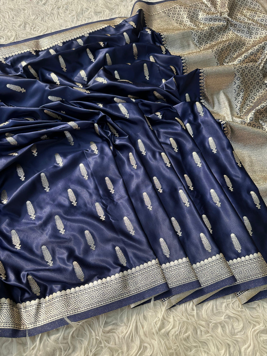 Banarasi katan mashru silk saree