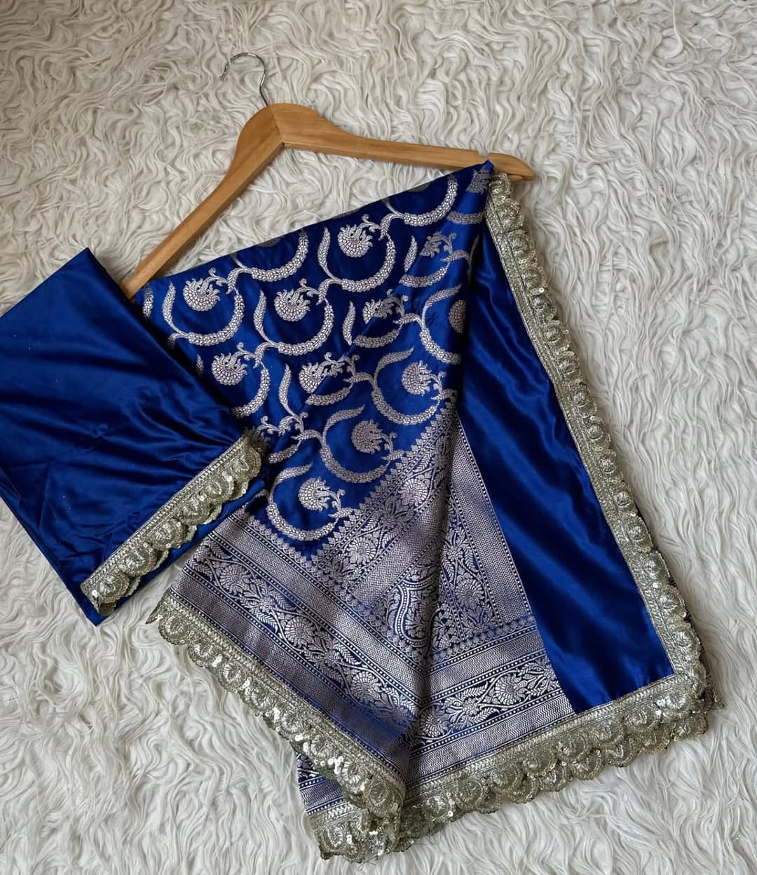 Banarasi katan mashru silk saree