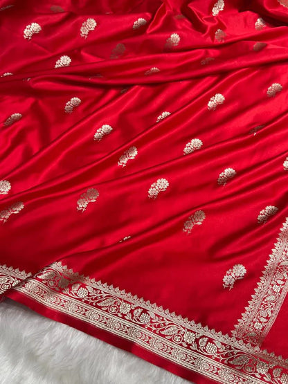 Banarasi katan mashru silk saree