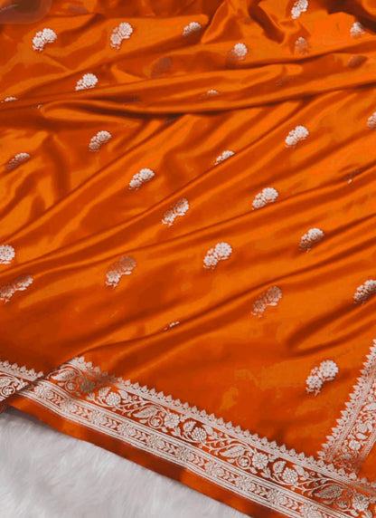 Banarasi katan mashru silk saree