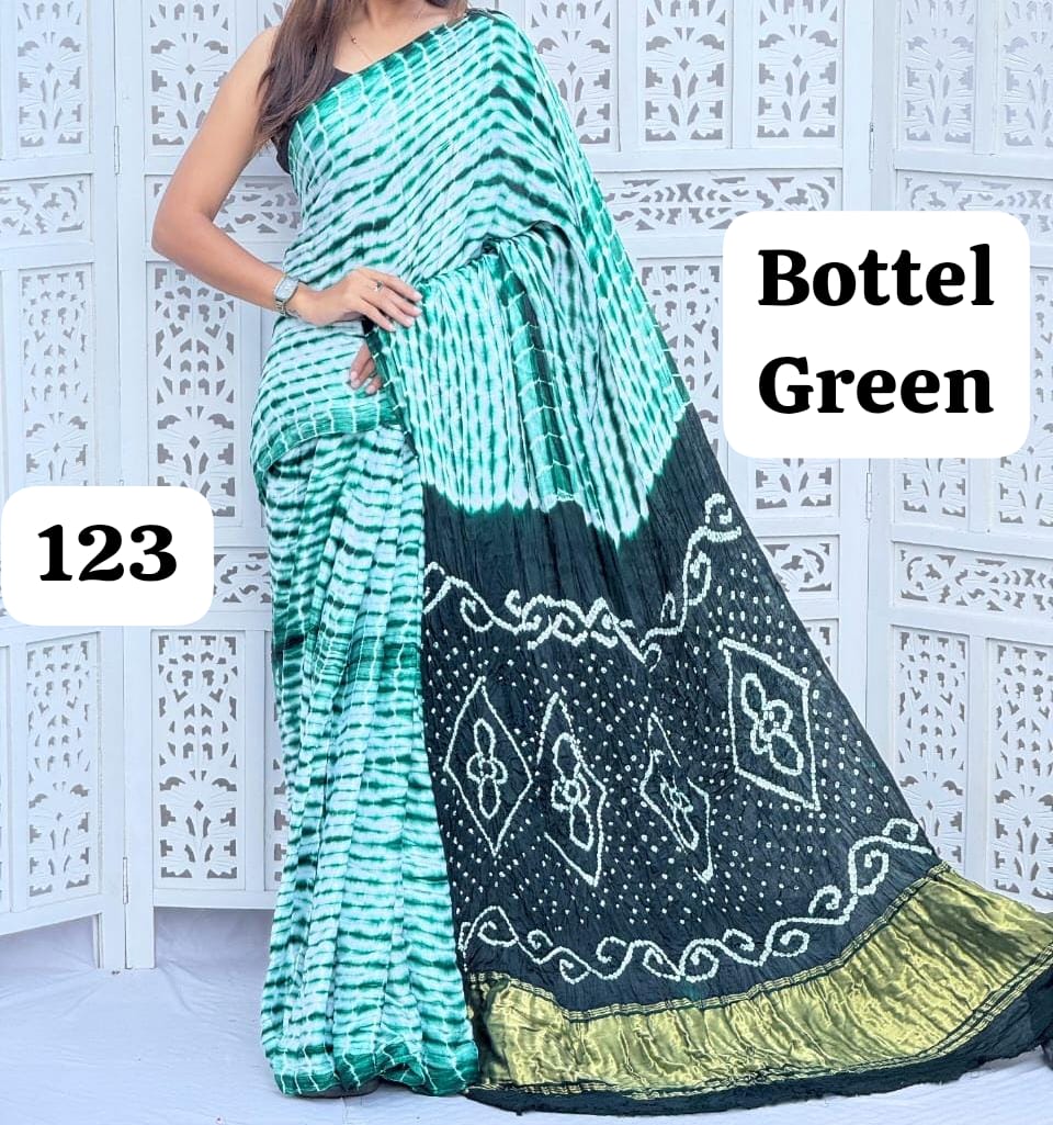 Pure Modal Silk Saree with blouse With Tissue Pallu