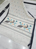 Pure Cotton needle work jamdani Saree