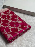 Banarasi Pure katan mashru silk saree With Blouse