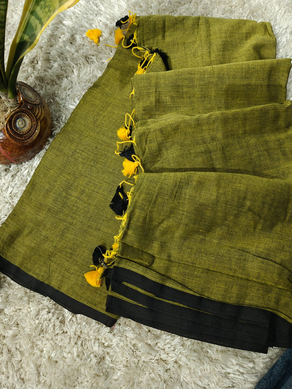 khaddi Cotton Silk Saree