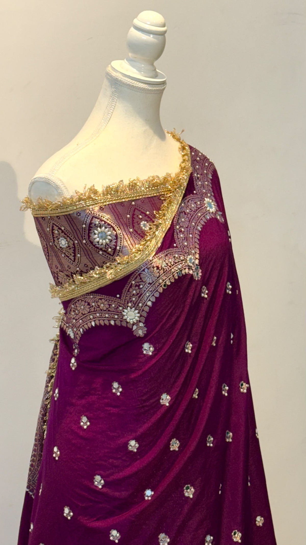 Banarasi  katan soft silk saree with blouse