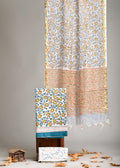 Pure Cotton Hand Block Print Suit With Kota Doriya Dupatta