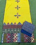 Ajrakh print cotton top With ajrakh mirror work  dupatta