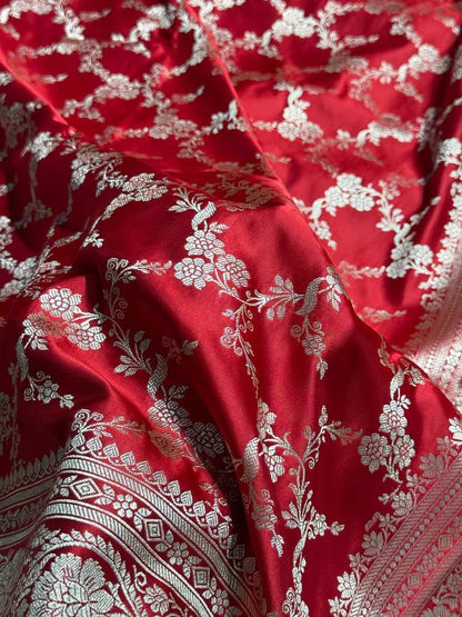 Banarasi Pure katan mashru silk saree With Blouse