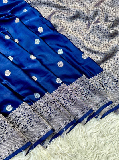 Banarasi katan mashru silk saree