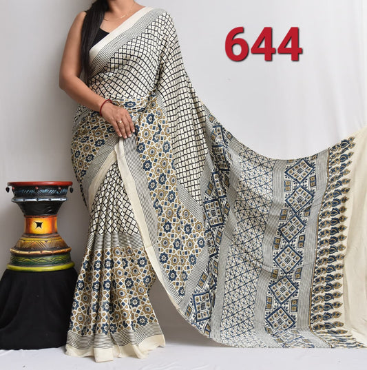 Pure Modal Silk Saree with blouse