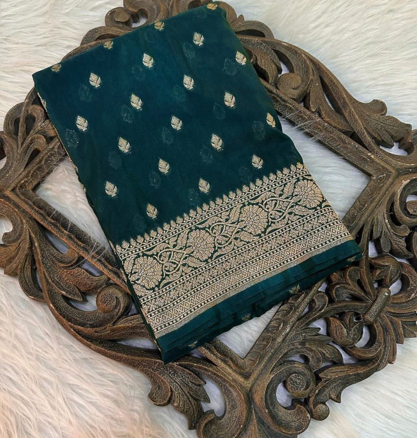 Banarasi  Semi  Warm Silk Soft Saree