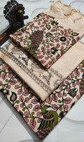 BHAGALPURI   KATAN MADHUBANI PRINT UNSTITCHED SUIT