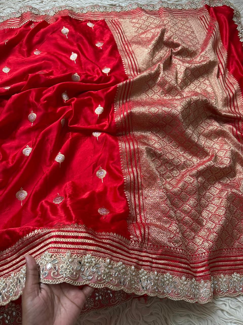 Banarasi premium mashru silk saree