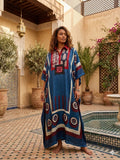 Pure Modal Silk Handblock Printed Kaftans Stitched suit