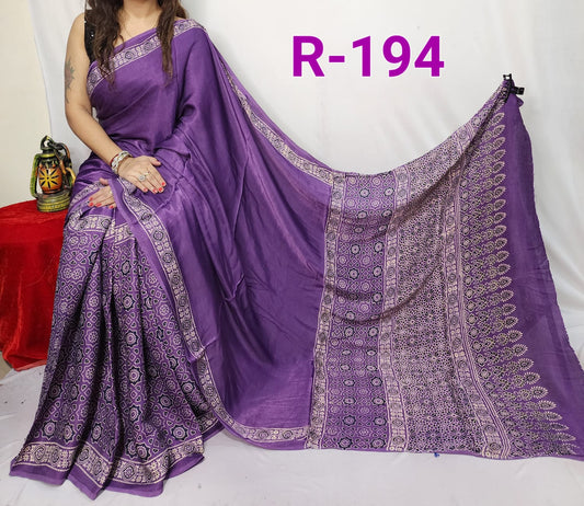 Pure Modal Silk Saree with blouse