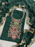 Designer Georgette Suit Set with Gota Patti Work