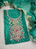 Designer Georgette Suit Set with Gota Patti Work