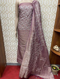 Pure Khaddi Cotton Linen Embroidery Work Unstitched Suit