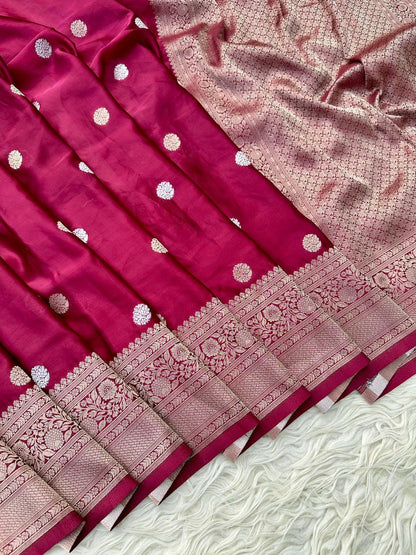 Banarasi katan mashru silk saree