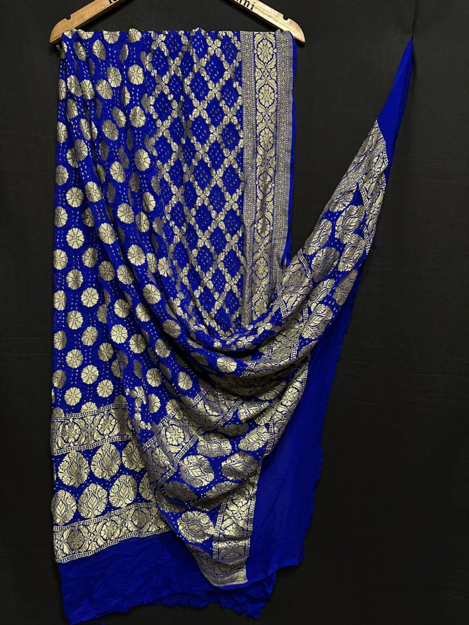 Pure Modal Silk  Bandhaj  Print   Dupatta