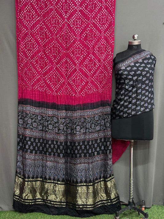 Pure Modal Silk Saree with blouse